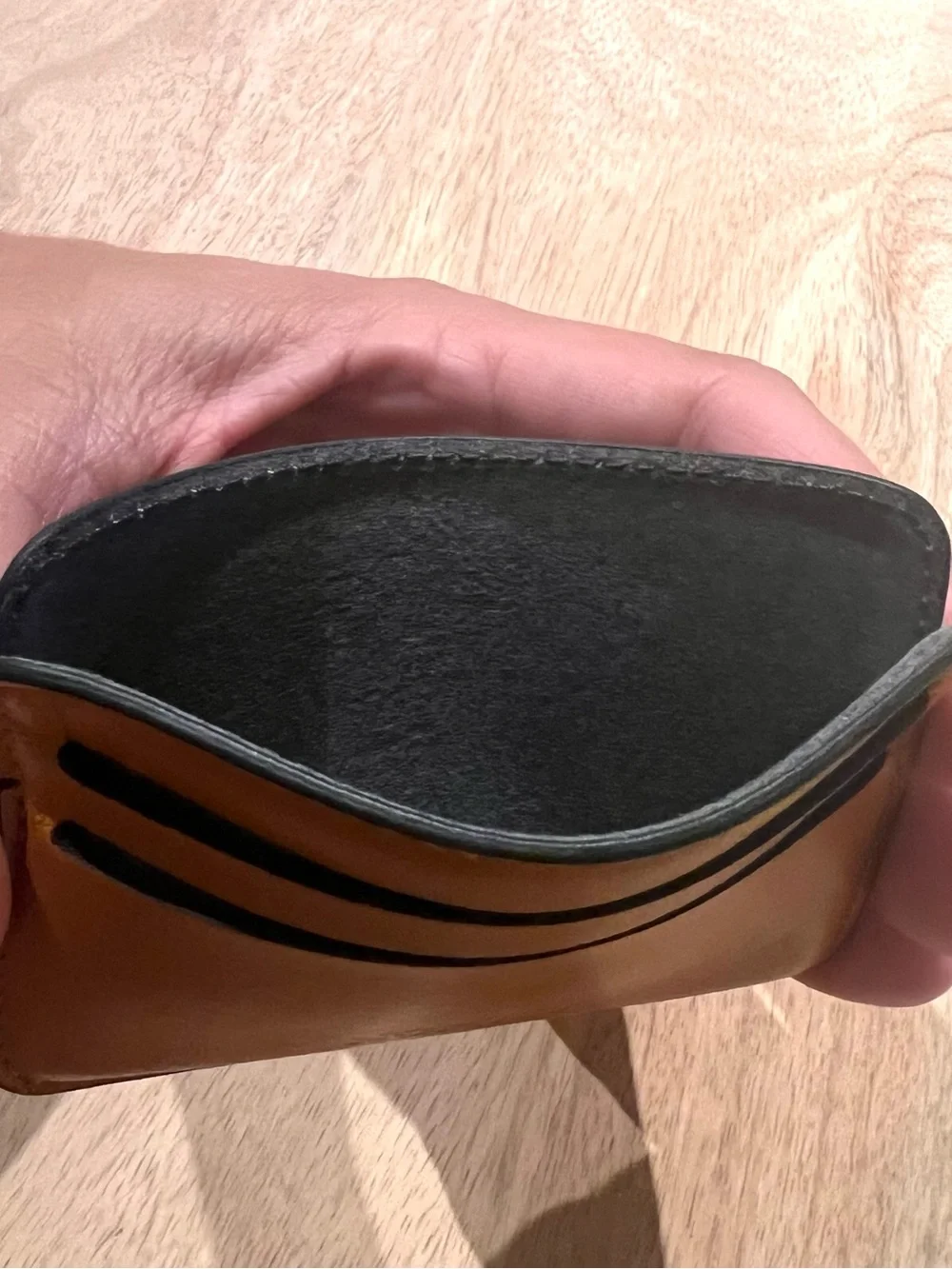 Nomad Horween Leather Card Wallet Brown